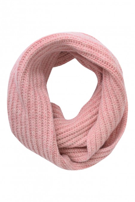 E-SNOOD Double col tricoté100% cachemire Taille S