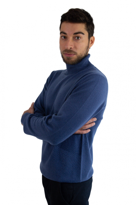 ALTAÏ Col roulé homme 100 % Cachemire